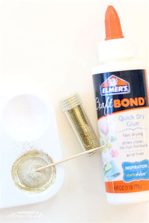 Diy Chunky Glitter Glue With Elmers Craft Bond Glue And Glitter