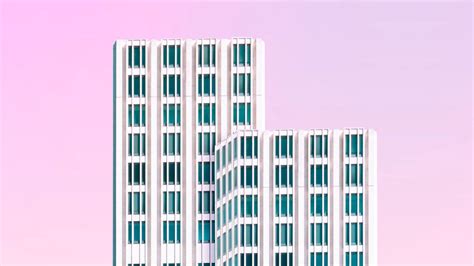 Wallpaper Skyscraper Building Facade Minimalism Hd Picture Image