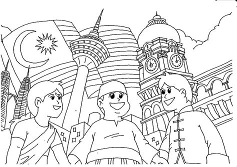 Malaysia Coloring Pages Coloring Cool