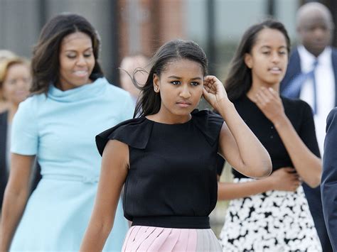 Sasha Obama Did Not Attend Fathers Final Speech As Us President Due To Exam The Independent