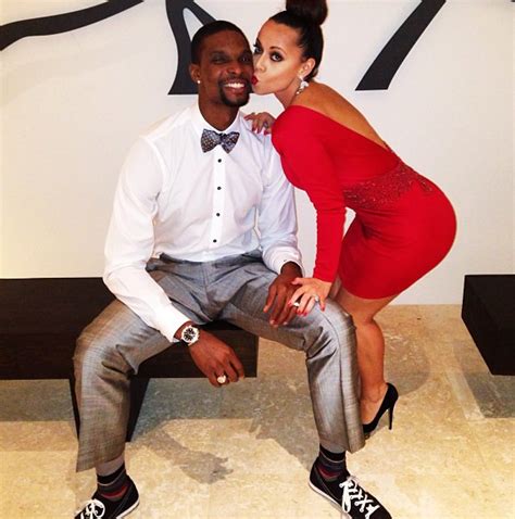 Chris Bosh From Miami Heat And Wife Nba Chris Bosh Comedy Events