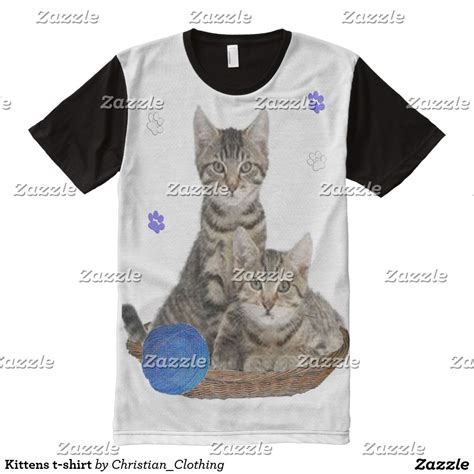 Kittens T Shirt Print T Shirt Shirts Mens Tshirts