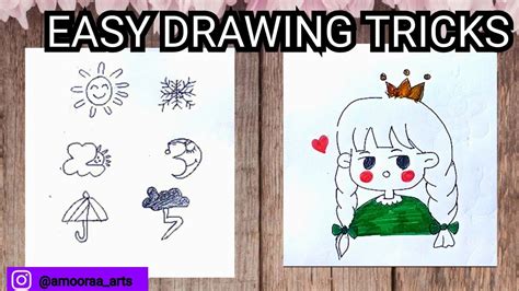 Easy Drawing Tricks Youtube