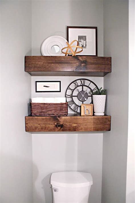 … august 10, these bathroom shelves are absolutely gorgeous and they're really easy to create. Bathroom Shelf Ideas: 15 Clever DIY Bathroom Shelves for ...