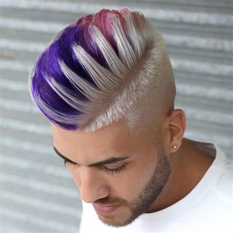 25 Eye Catching Purple Hairstyles For Men 2023 Mens Style