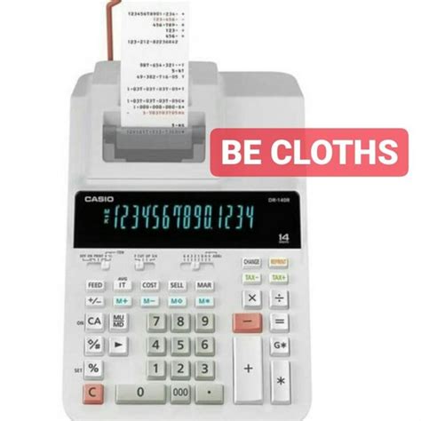 Jual Casio Dr 140r Kalkulator Printing Struk Kasir Dr 140 R Print