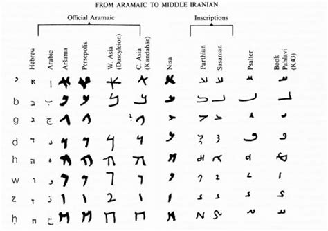 Various Middle Eastern Alphabets Lettering Alphabet Letters