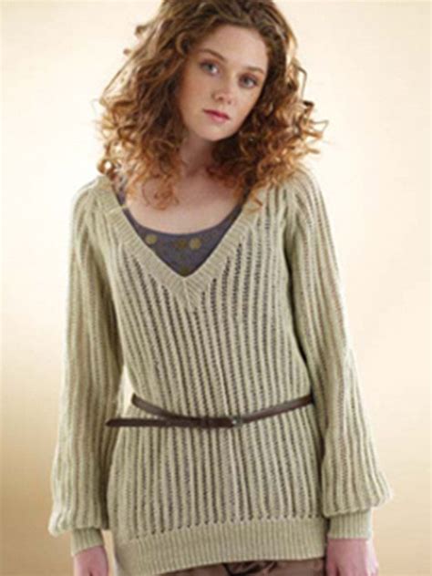 The vibrant colors and patterns of these items make them a great fit for all occasions. Rowan Slouchy Lace Sweater in Rowan Wool Cotton 4 Ply ...