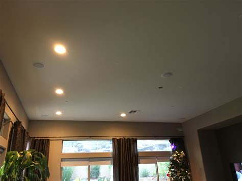 Thanks for previous advice on my recessed lighting project. Installed 4x 6-inch LED's to follow couch placement for ...
