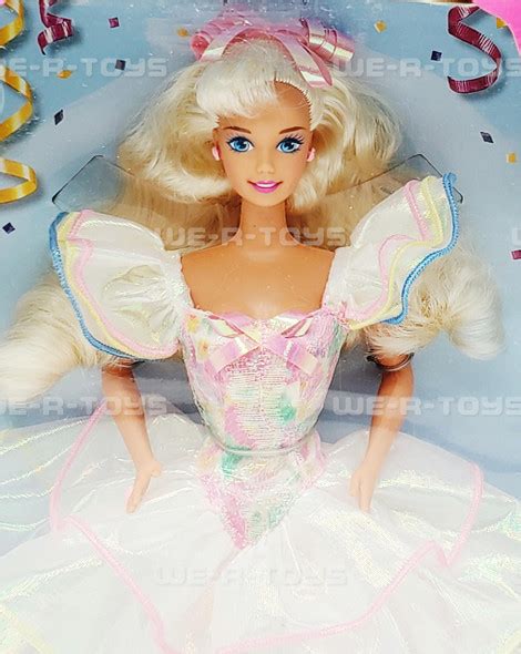 Happy Birthday Barbie Doll Shes The Prettiest Present Of All 1995 Mattel 14649 We R Toys
