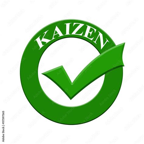 Kaizen Icon Or Symbol Image Concept Design For Business And Use In