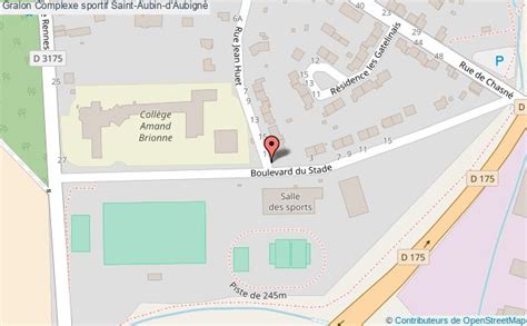 From mapcarta, the free map. Salle multisports Complexe sportif Saint-Aubin-d'Aubigné