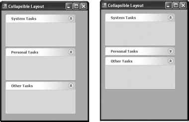 Wpf Collapsible Panel