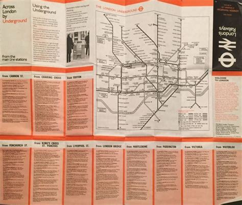 Taking A Look At The 1973 London Underground Map Orens Transit Page