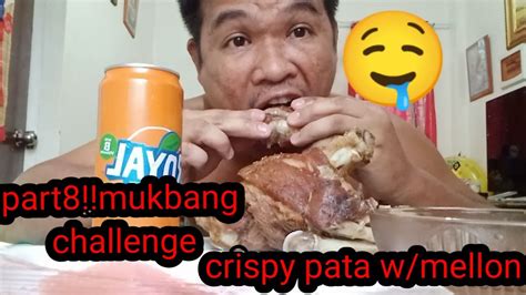 Part8mukbang Challenge Crispy Pata Wmellon Youtube