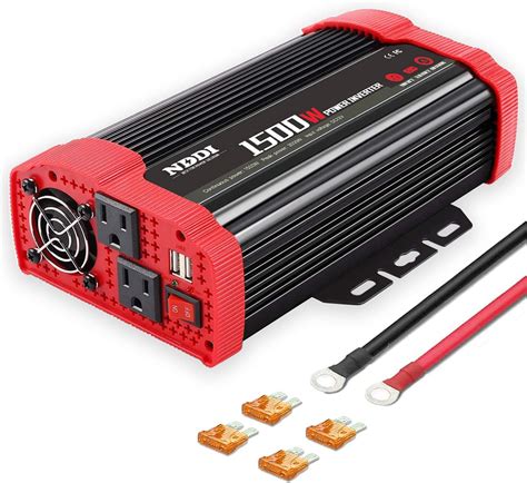 Nddi 1500w Car Power Inverter 12v Dc To 110v Ac Car