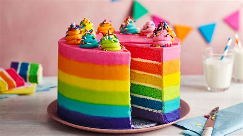 Rainbow Layer Cake Recipe Layer Cake