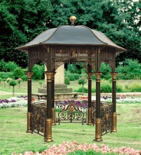 Cast Iron Victorian Style 10ft Round Gazebo 12 Round Gazebo Gazebo