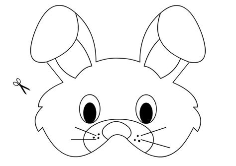 Free cliparts that you can download to you computer and use in your designs. Printable Easter Activities | Bunny mask, Animal masks, Mask for kids