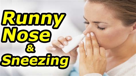 5 Home Remedies For A Runny Nose How To Stop A Runny Nose By Top 5 Youtube