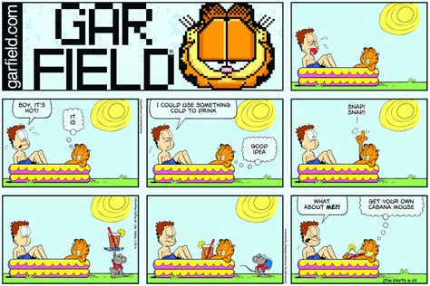 Garfield Daily Comic Strip On June 25th 2017 Garfield Birthday