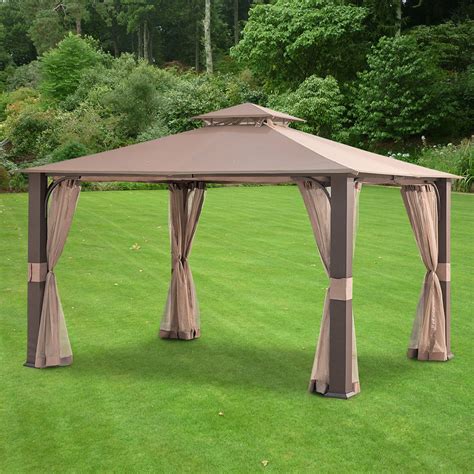 Garden Winds Replacement Canopy For The Woven Gazebo Walmart