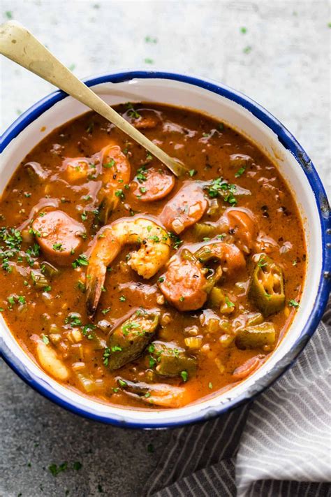 New Orleans Shrimp Sausage Gumbo My Food Story