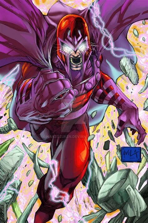 Enter Magneto Colors By Hanzozuken On Deviantart Comic Villains