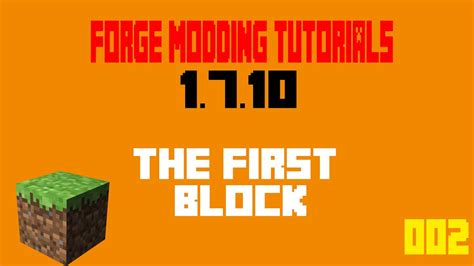 Maybe you would like to learn more about one of these? Minecraft 1.7.10-Forge Modding Tutorial #002 How to create ...