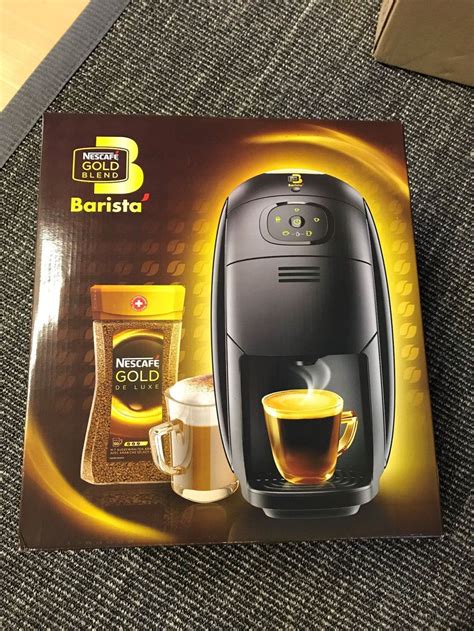 Nescafé gold blend barista tutorial |the first use. Nescafé Maschine Barista | Acheter sur Ricardo