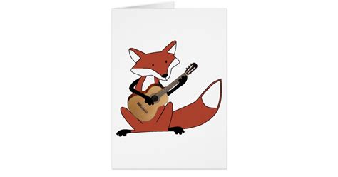 Fox Playing The Guitar
