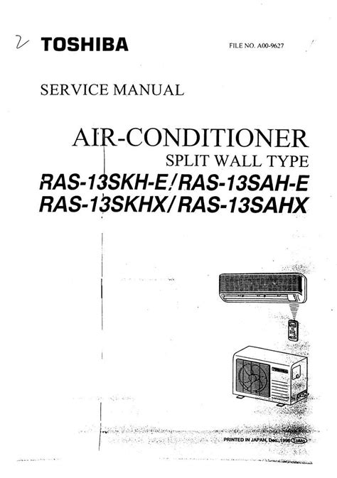 Toshiba Air Conditioner Manual Pdf