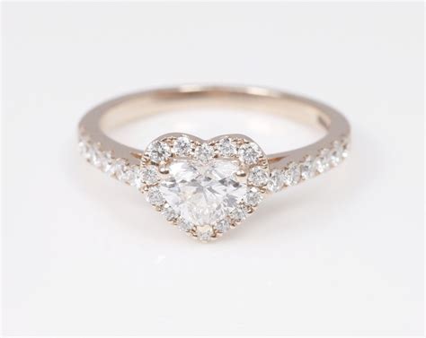 A Lovely Heart Shape Ring In Rose Gold The Most Romantic Choice