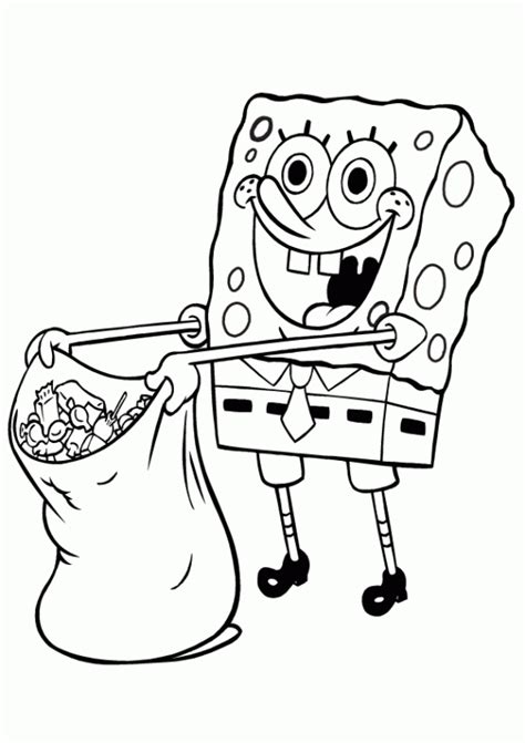 Spongebob Kolorowanki Druku Mewarnai Esponja Printable Kolorowanka Kartun Squarepants