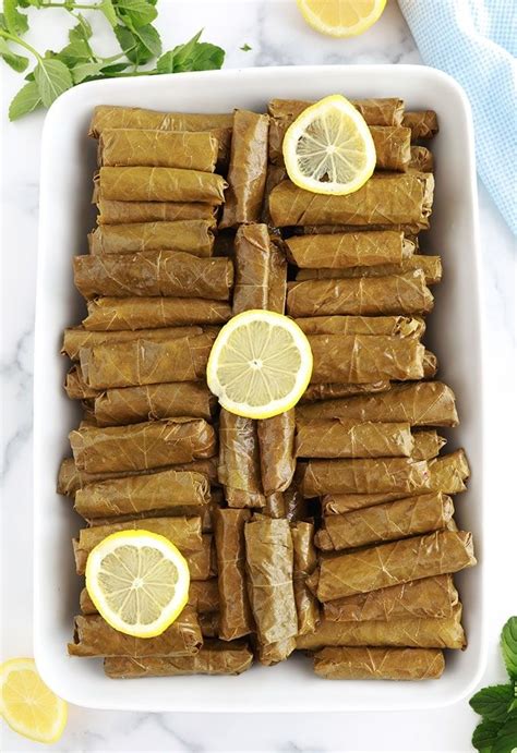 Feuilles de vigne farcies au riz recette libanaise Recette