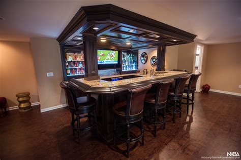 Maybe you would like to learn more about one of these? Novi, MI Finished Basement Bar - NKBA