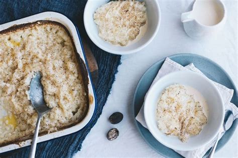 Baked Rice Pudding Recipe Baked Rice Baked Rice Pudding Delicious