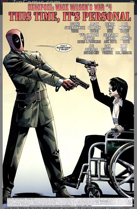 2010 Marvel Deadpool Wade Wilsons War 4 Bullseye Silver Sable