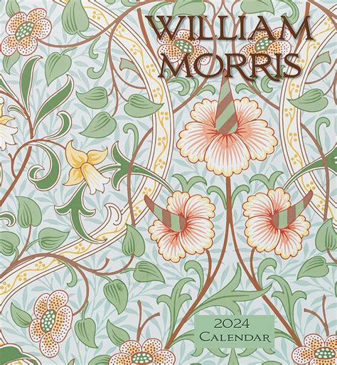 William Morris Arts And Crafts Designs 2024 Wall Calendar William
