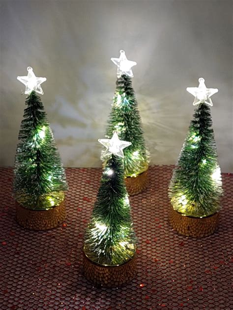 Mini Lighted Christmas Tree 4