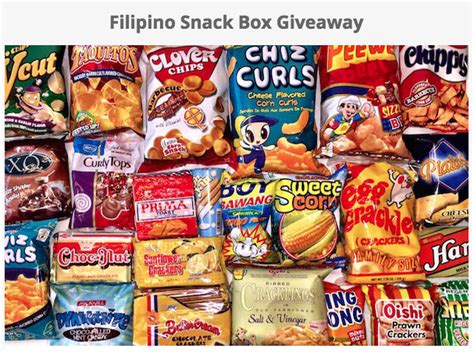 Filipino Snack Food Giveaway Filipino Snacks Snack Recipes Food