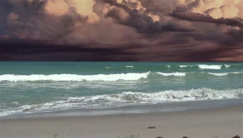 Free Stormy Sea Beach Stock Video Footage