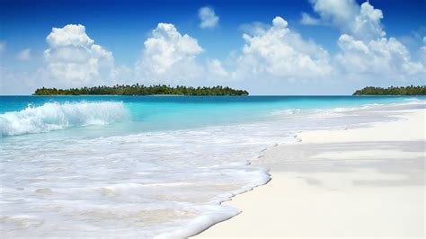 Maldives Beach Beautiful In Summer Hd Wallpaper