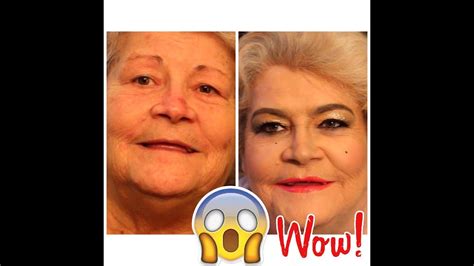 grandma makeup transformation mind blowing guess her age youtube