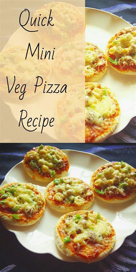 Quick Mini Veg Pizza Recipe These Are Easy To Make Snacks How To Make