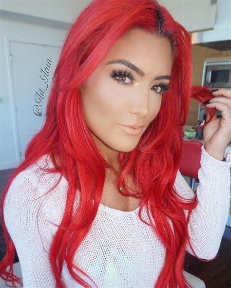 Eva Marie Nxt Red Hair Woman Gorgeous Hair Hair Color Pastel