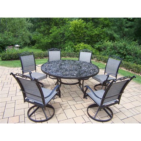 Make your outdoor space extra cozy with a stylish patio side table from ace hardware. Unbranded Mississippi Cascade Black 7-Piece Aluminum ...