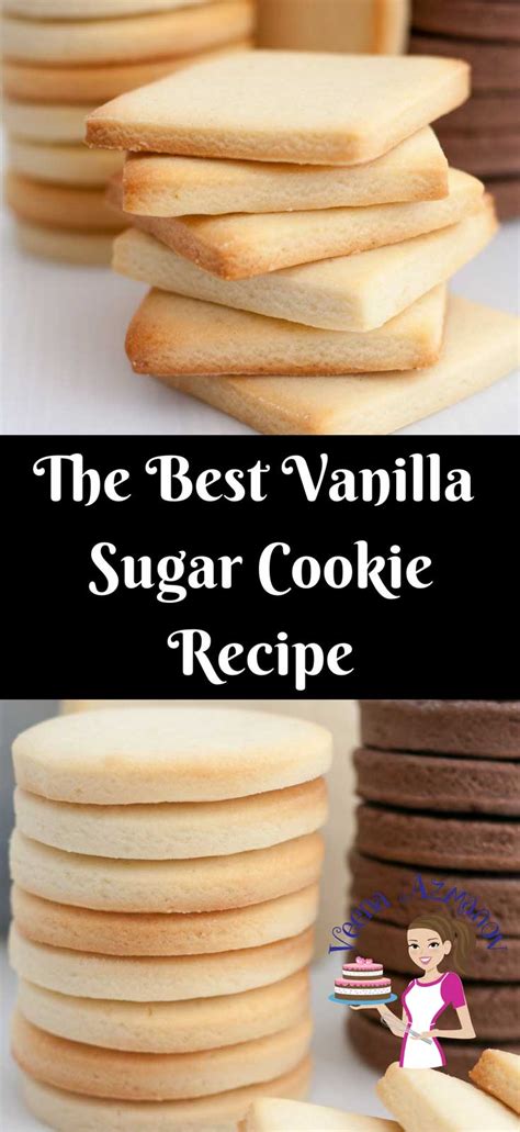When ready to bake, remove from fridge and preheat oven to 325°f. The Best Vanilla Sugar Cookies Recipe - Veena Azmanov