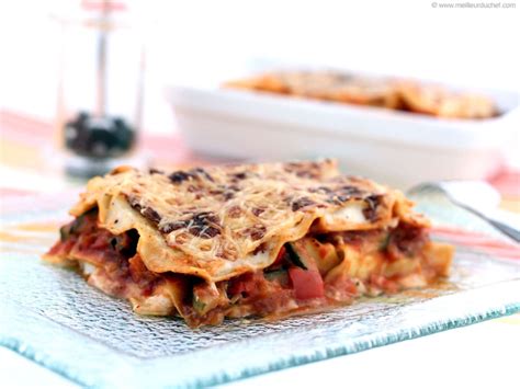 Lasagnes aux légumes Fiche recette avec photos