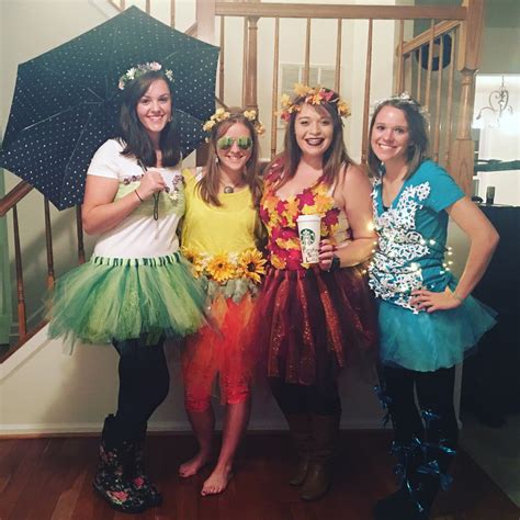 Halloween Costume The Four Seasons 2016 Creative Four People